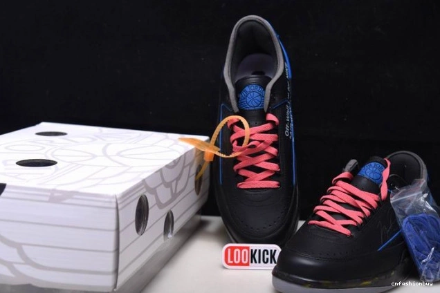 Retro Jordan DJ4375-004 SP Black Low Off-White 2 Blue 0829
